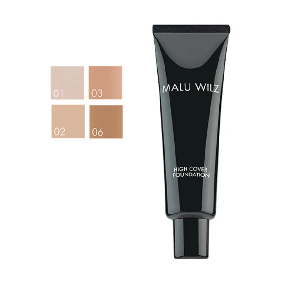 imagen base maquillaje alta cobertura malu wilz tonos