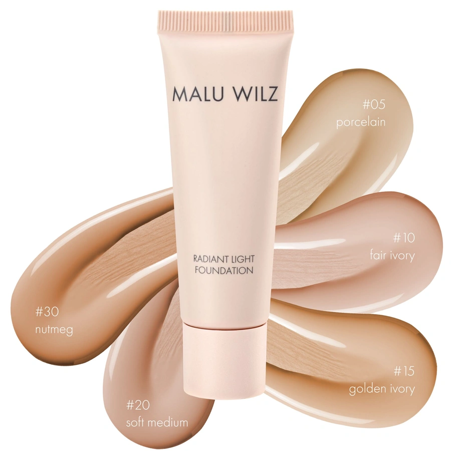 imagen base maquillaje radiant light malu wilz tonos