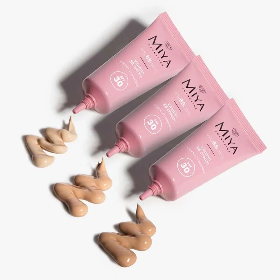 imagen bb cream vitaminada 02 natural mybbalm miya tonos y producto