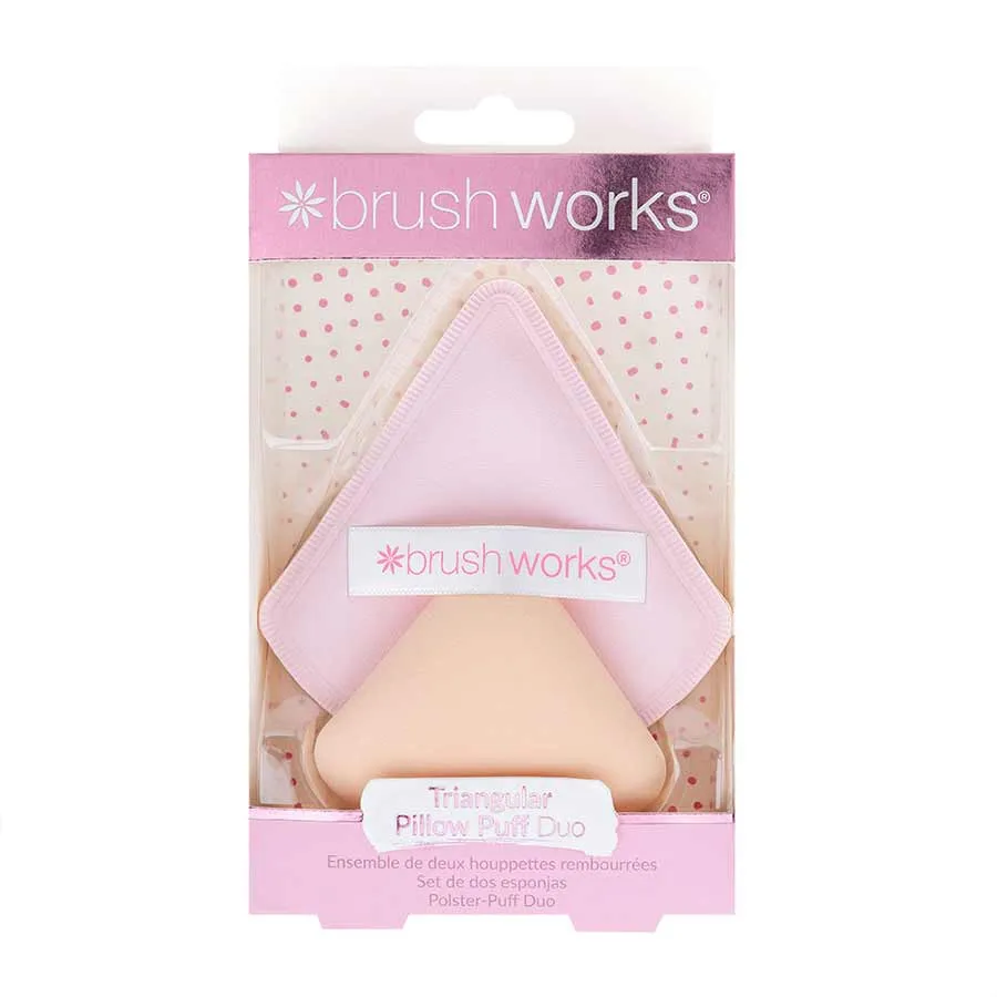 foto borla de maquillaje triangular acolchada brushworks