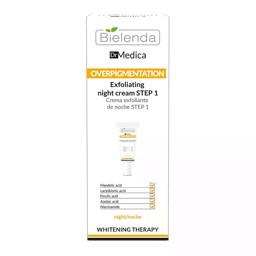 imagen crema antimanchas noche paso 1 bielenda dr medica caja