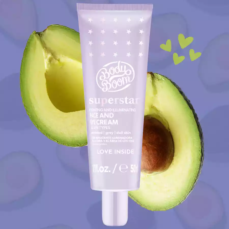 imagen crema facial y contorno de ojos superstar bodyboom 1 creativa
