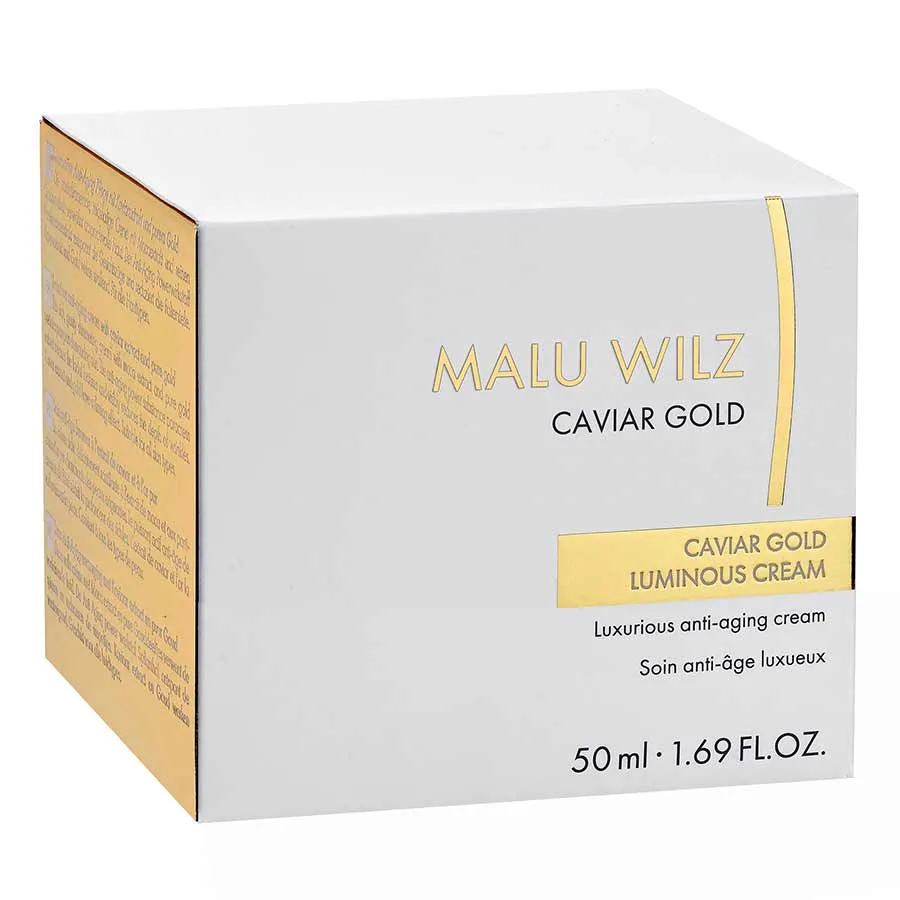 foto crema iluminadora caviar gold malu wilz