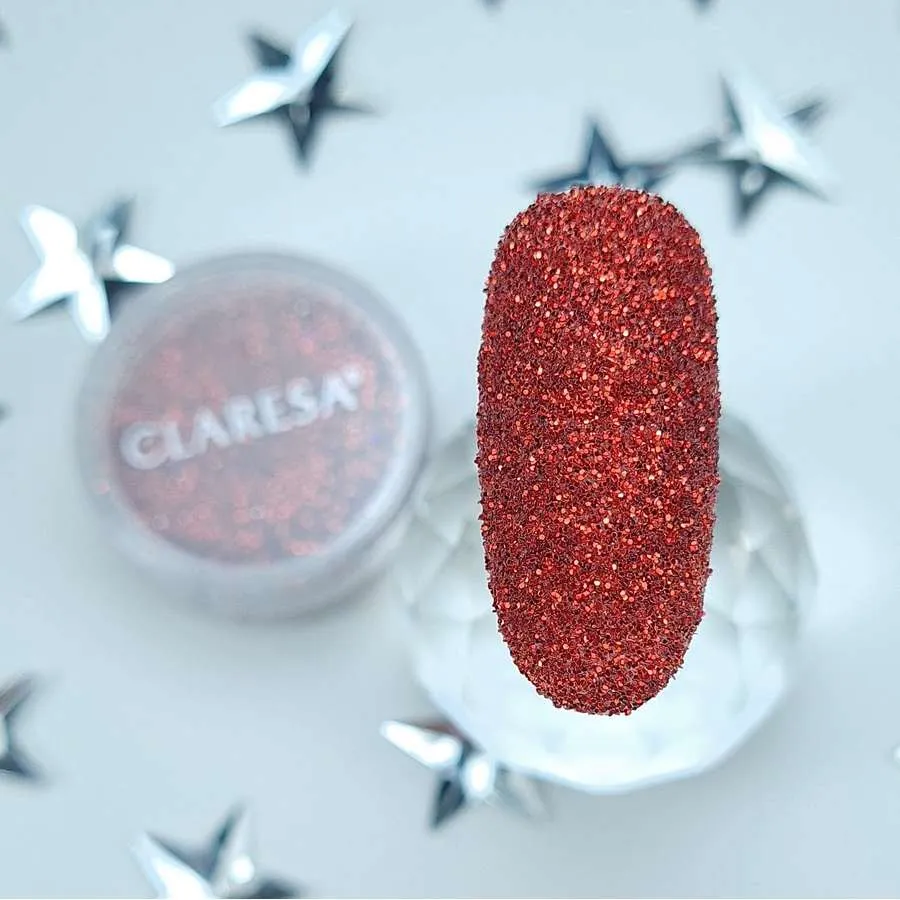 foto decoracion de uñas frosting red claresa 1