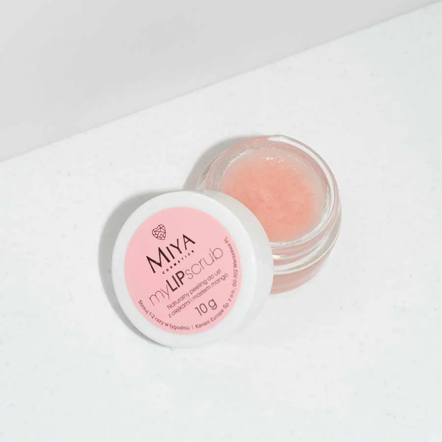 foto exfoliante labial natural mylipscrub miya