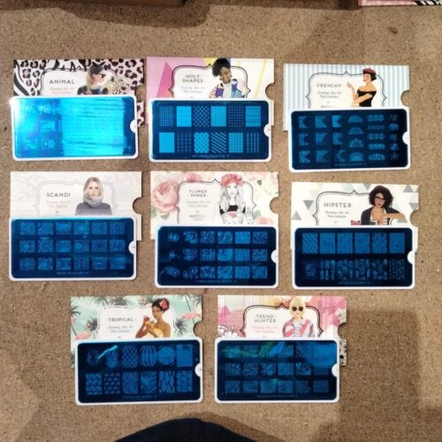 15 Placas stamping uñas MoYou - Lote N37