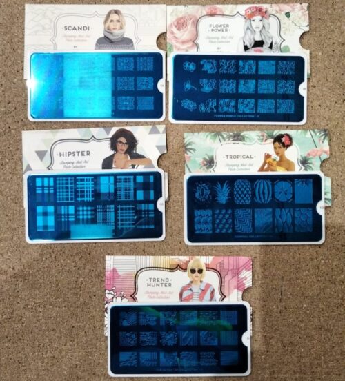 24 Placas stamping uñas MoYou - Lote N38