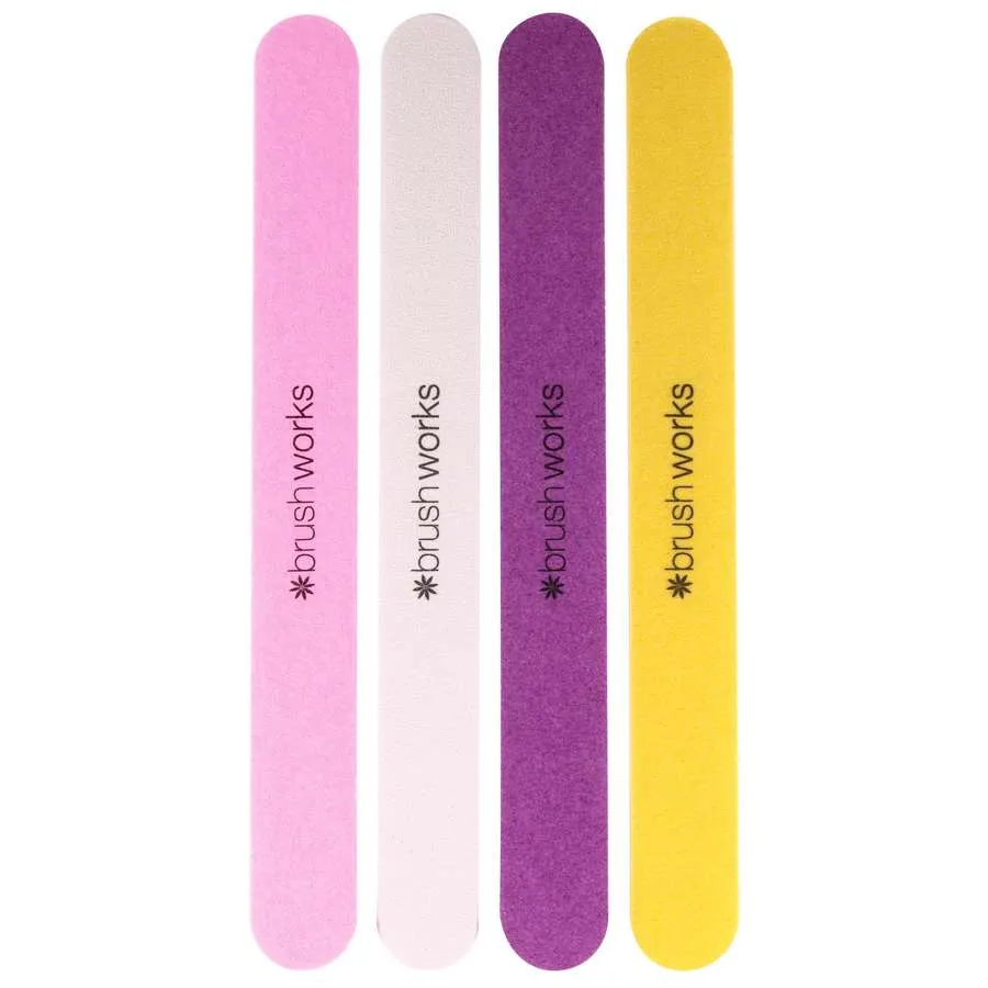 foto pack de 4 limas de uñas brushworks
