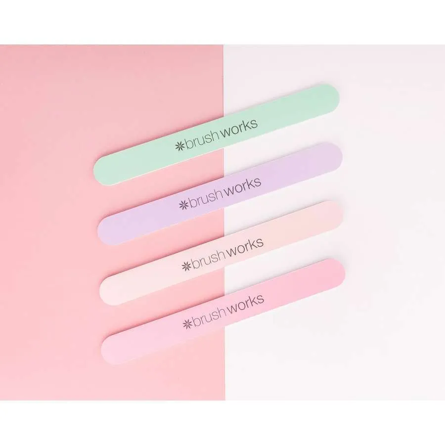 foto pack de 4 limas de uñas pastel brushworks 1