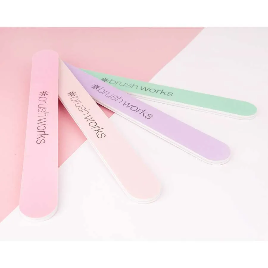 foto pack de 4 limas de uñas pastel brushworks 2