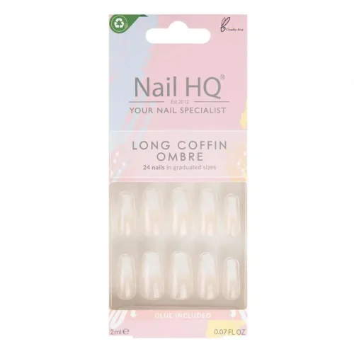 foto uñas postizas nail hq coffin ombre